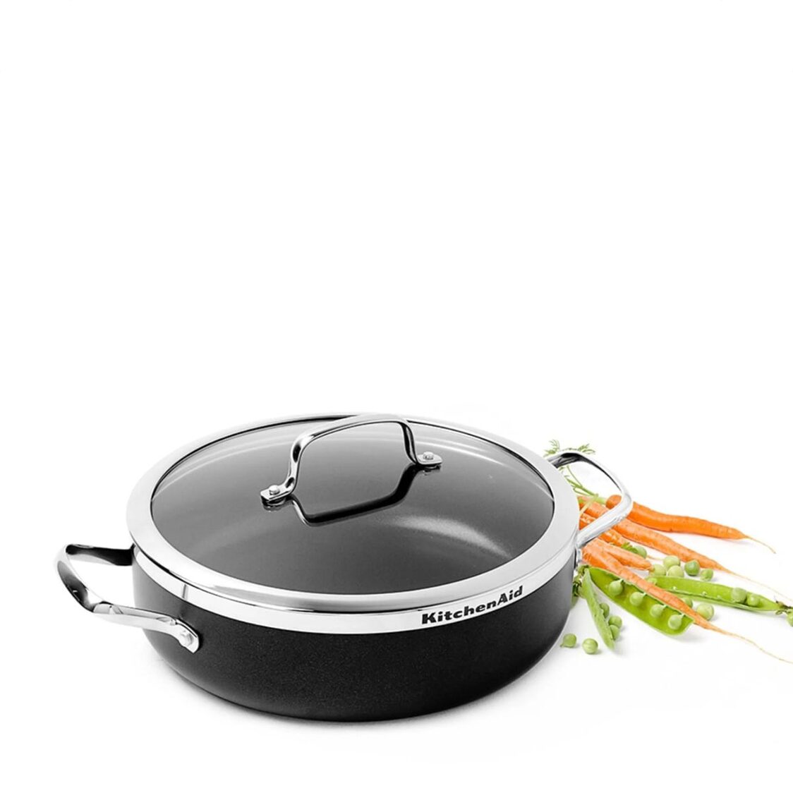 KitchenAid BA 28cm/4.2L Ind Skillet with Lid GPKA637998 - Metro Singapore Departmental Store - Celebrating 69 Years in SG