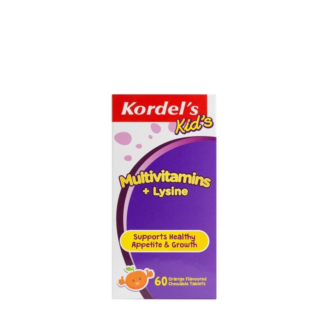 Kordel's Kid's Multi With Lysine 60's - Metro Singapore Departmental Store - Celebrating 69 Years in SG