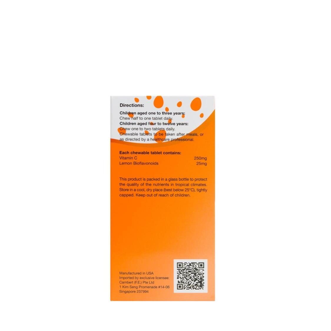 Kordel's Kid's Vitamin C 250mg 60's - Metro Singapore Departmental Store - Celebrating 69 Years in SG