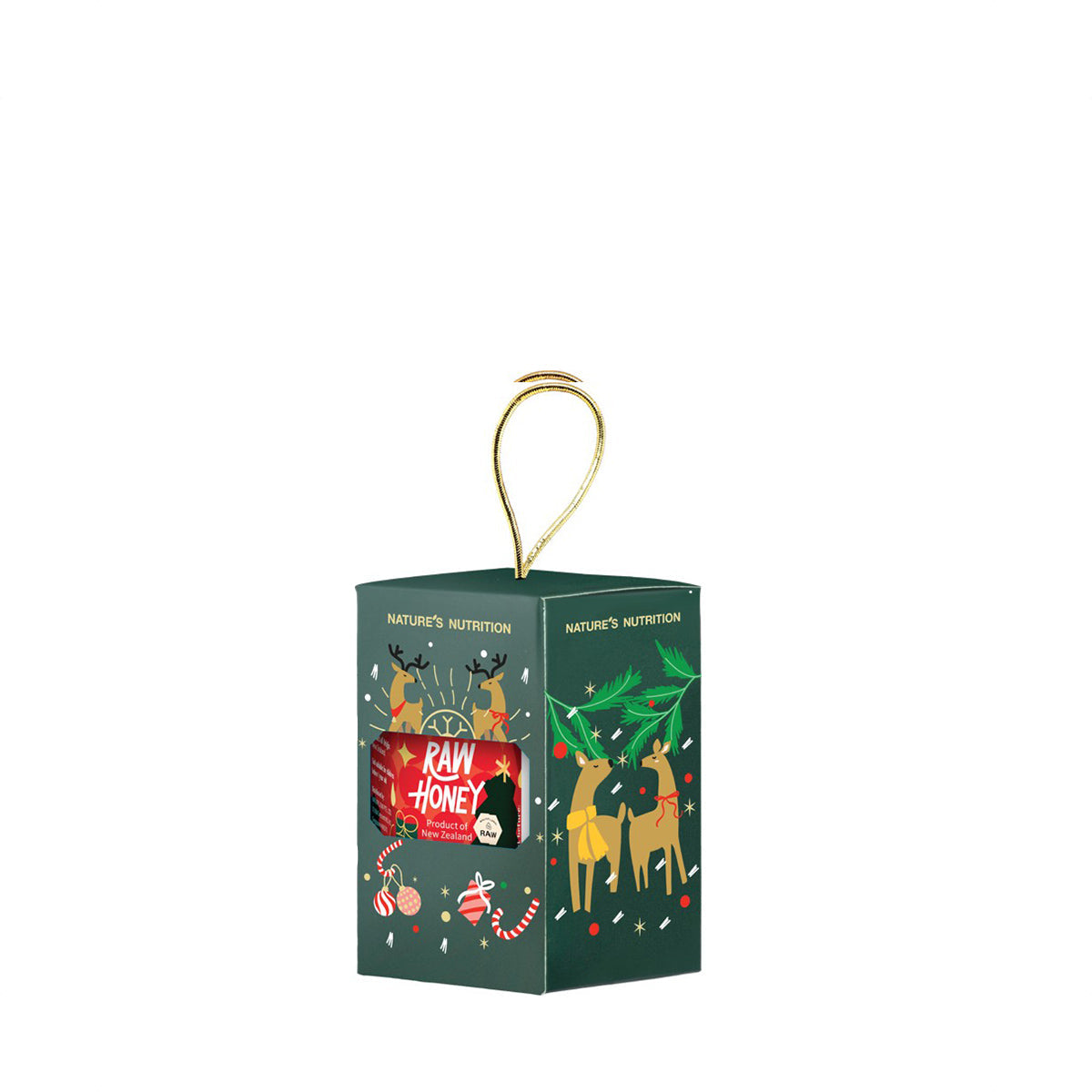 Nature’s Nutrition Raw Honey 50g with Christmas Box