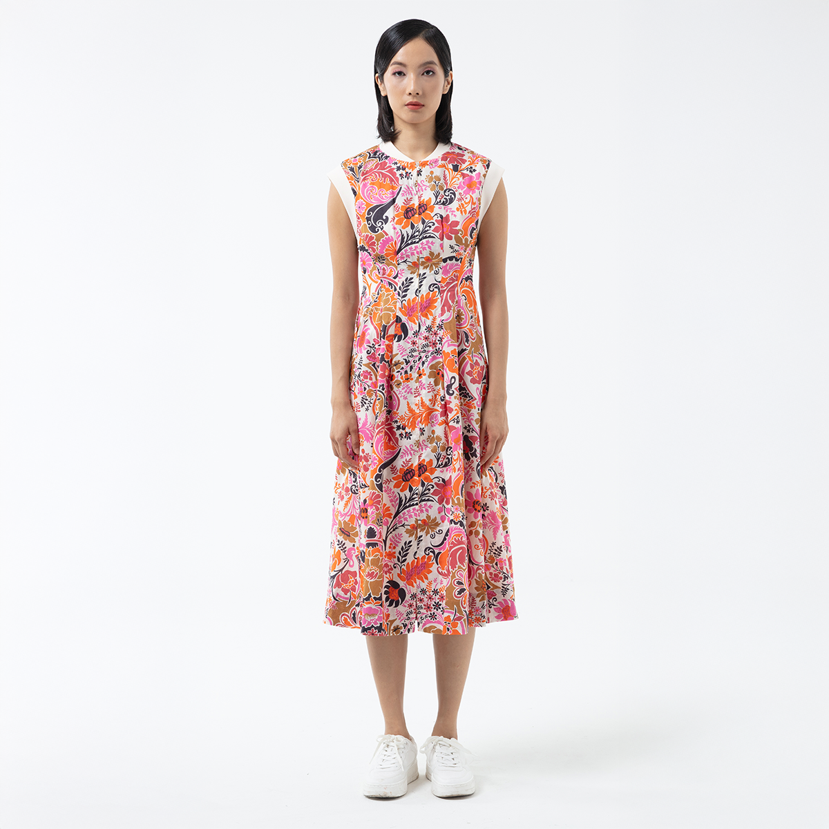 K/Woods Bloom Midi Dress