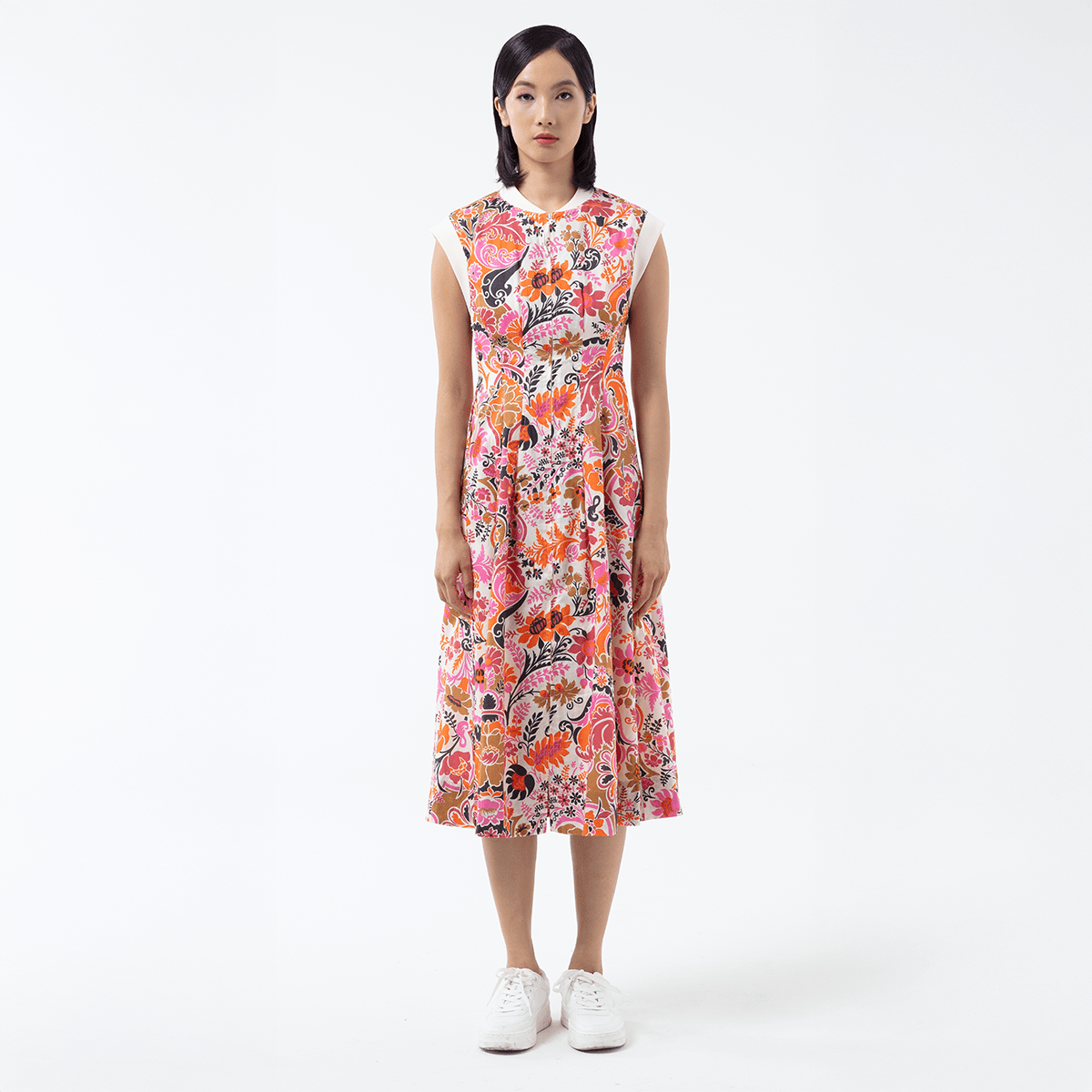 K/Woods Bloom Midi Dress - Metro Singapore Departmental Store - Celebrating 69 Years in SG