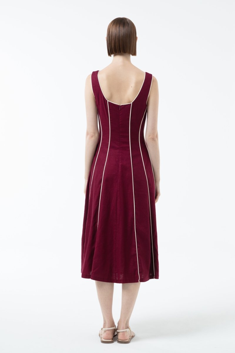 K/Woods Boundline Panel Midi Dress - Metro Singapore Departmental Store - Celebrating 69 Years in SG