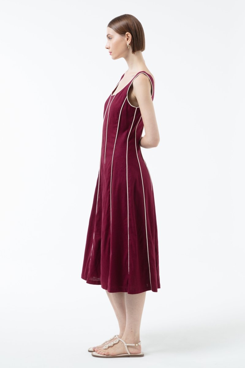 K/Woods Boundline Panel Midi Dress - Metro Singapore Departmental Store - Celebrating 69 Years in SG