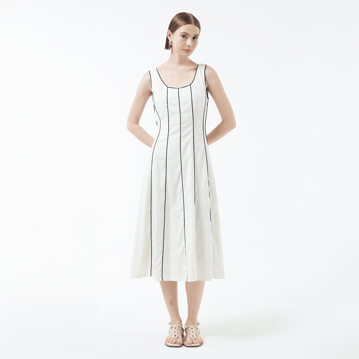 K/Woods Boundline Panel Midi Dress - Metro Singapore Departmental Store - Celebrating 69 Years in SG
