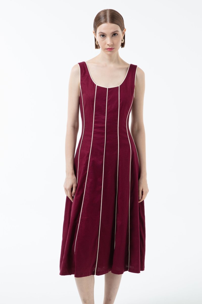 K/Woods Boundline Panel Midi Dress - Metro Singapore Departmental Store - Celebrating 69 Years in SG