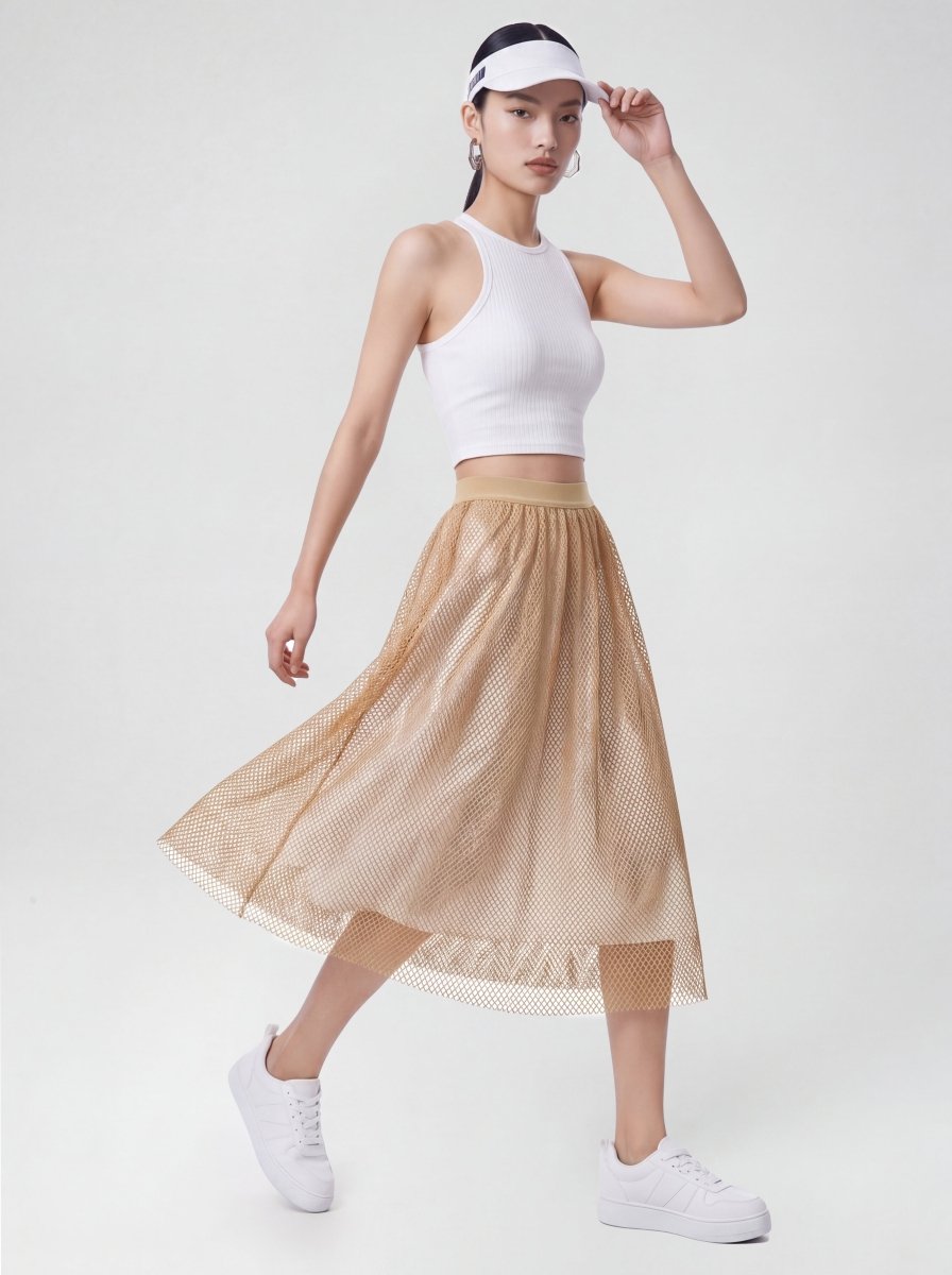 K/Woods City Flow Mesh Skirt - Metro Singapore Departmental Store - Celebrating 69 Years in SG