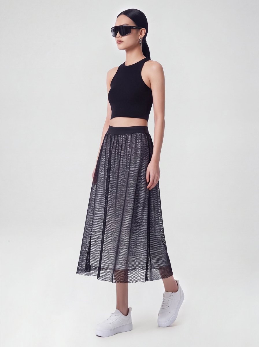 K/Woods City Flow Mesh Skirt - Metro Singapore Departmental Store - Celebrating 69 Years in SG