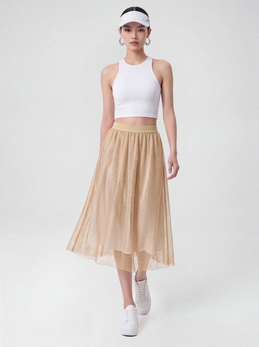 K/Woods City Flow Mesh Skirt - Metro Singapore Departmental Store - Celebrating 69 Years in SG