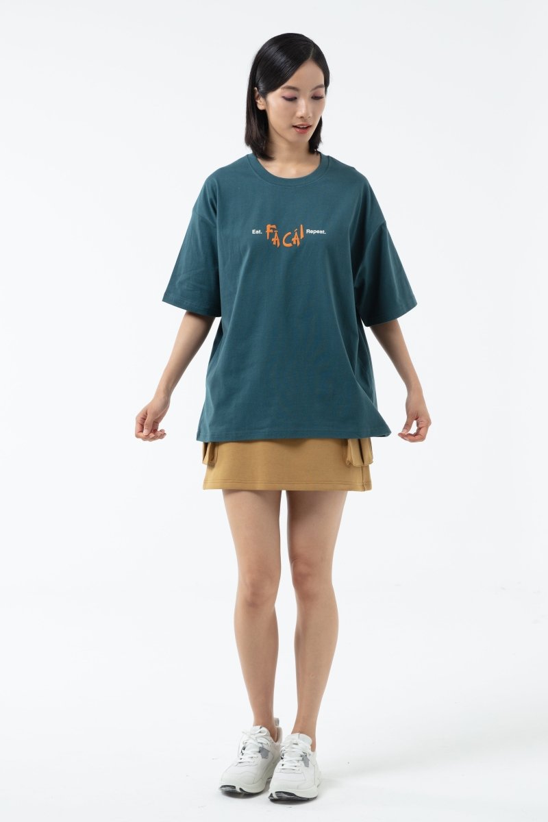 K/Woods Eat. Fa Cai. Repeat Oversized T-Shirt - Metro Singapore Departmental Store - Celebrating 69 Years in SG