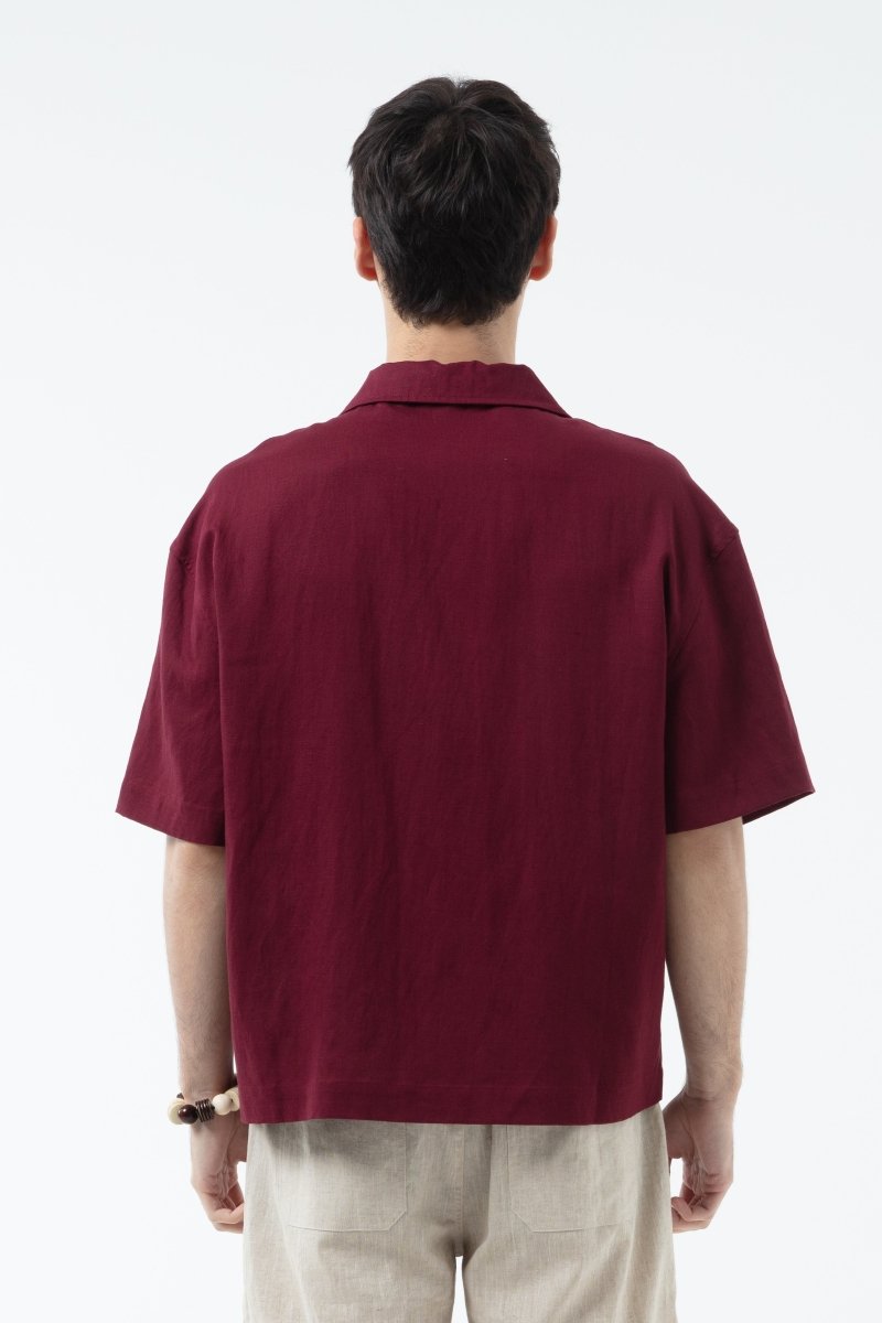 K/Woods Embroline Camp Shirt - Metro Singapore Departmental Store - Celebrating 69 Years in SG