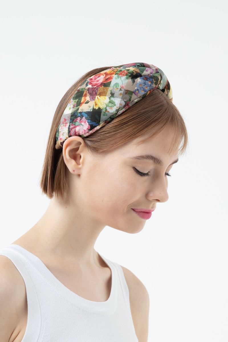 K/Woods Floral Grace Hairband - Active Gingham - Metro Singapore Departmental Store - Celebrating 69 Years in SG