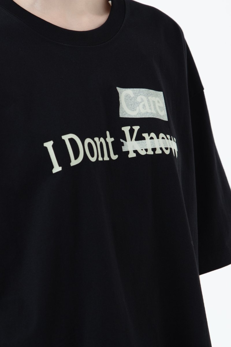 K/Woods I Don't Know/Care Oversized T-Shirt - Metro Singapore Departmental Store - Celebrating 69 Years in SG