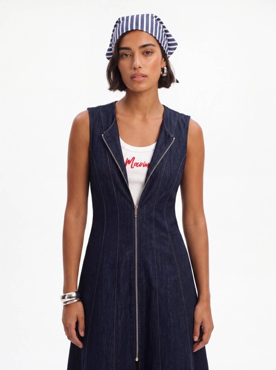 K/Woods Marine Denim Midi Dress - Metro Singapore Departmental Store - Celebrating 69 Years in SG