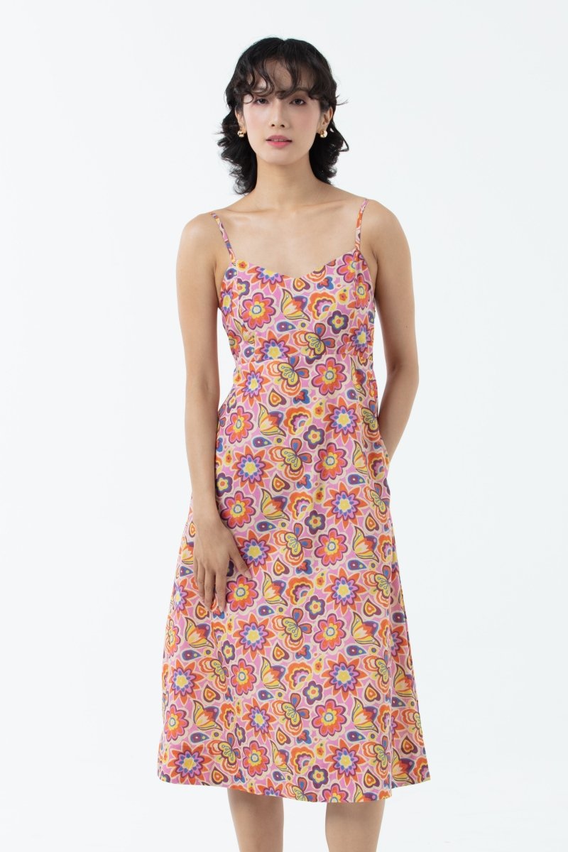 K/Woods Mod Floral Sun Dress - Metro Singapore Departmental Store - Celebrating 69 Years in SG