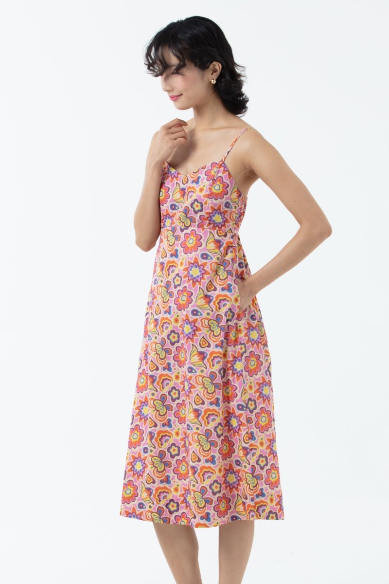 K/Woods Mod Floral Sun Dress - Metro Singapore Departmental Store - Celebrating 69 Years in SG