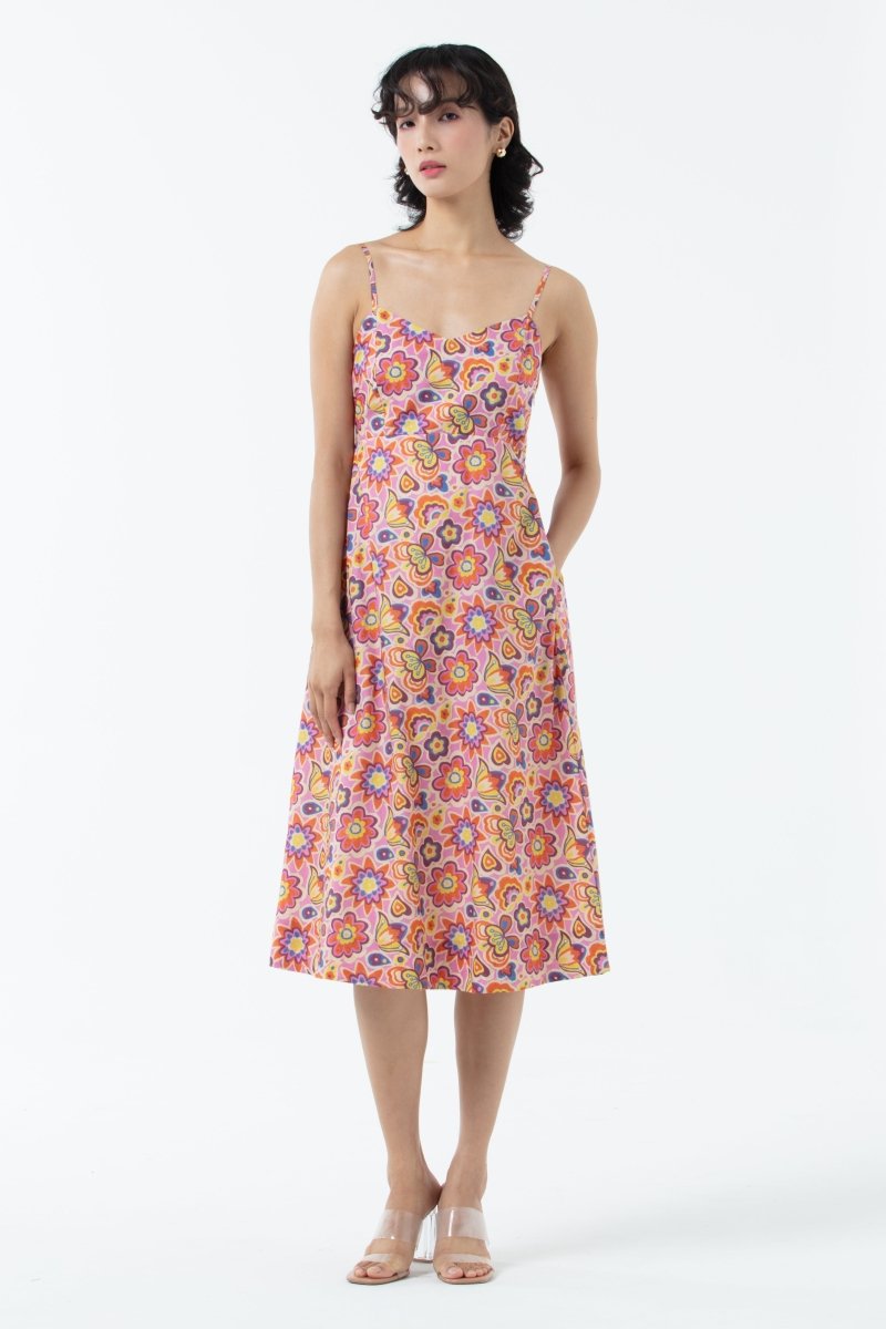 K/Woods Mod Floral Sun Dress - Metro Singapore Departmental Store - Celebrating 69 Years in SG
