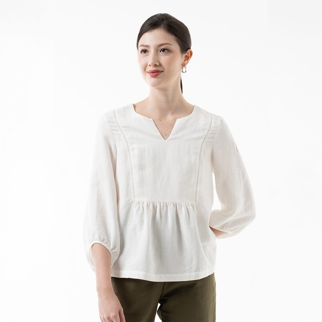 K/Woods Modern Folk Peplum Top - Metro Singapore Departmental Store - Celebrating 69 Years in SG
