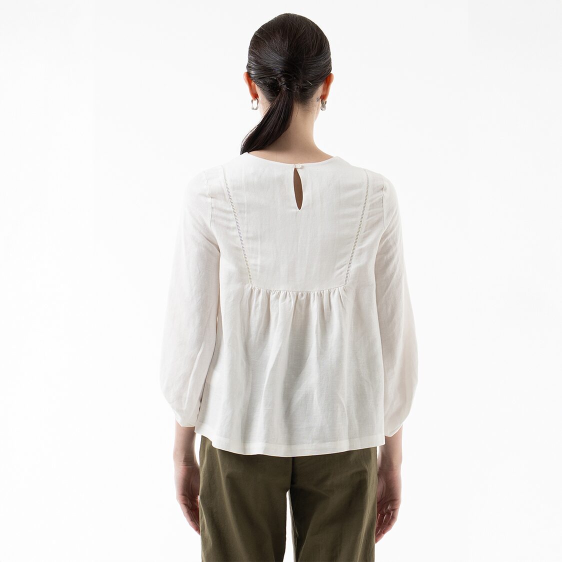 K/Woods Modern Folk Peplum Top - Metro Singapore Departmental Store - Celebrating 69 Years in SG