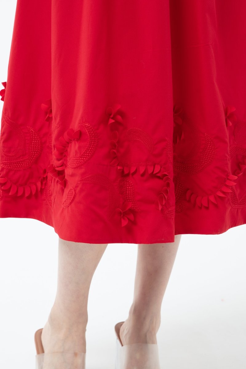 K/Woods Scarlet Blossom Skirt - Metro Singapore Departmental Store - Celebrating 69 Years in SG