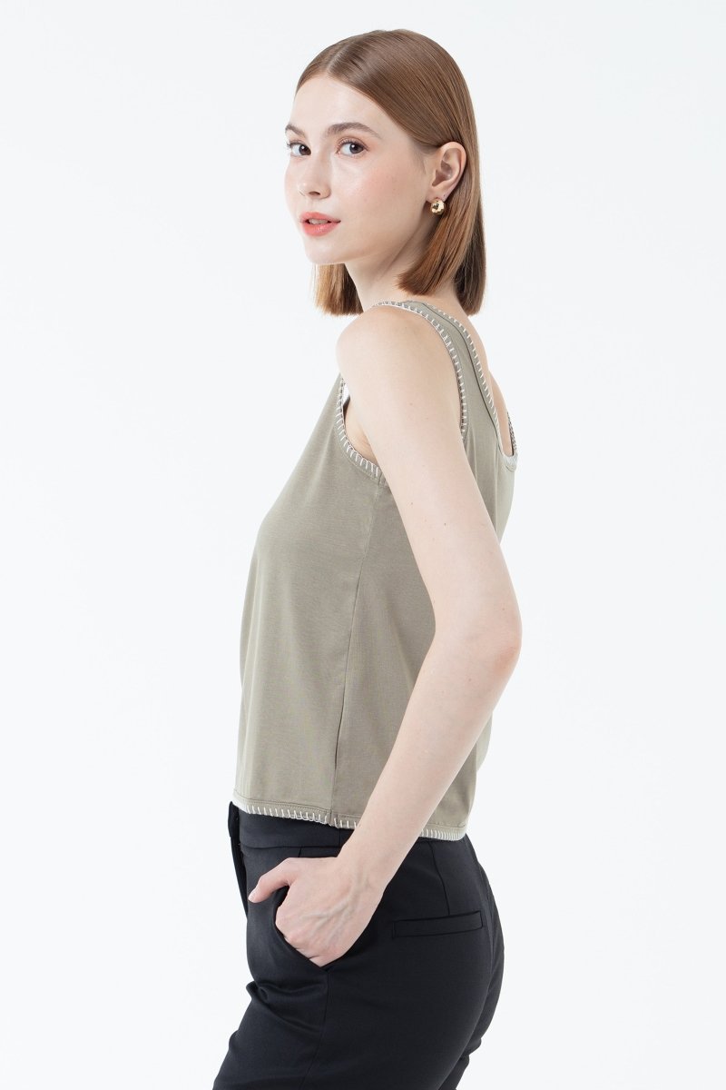K/Woods Sorona Knit Scoop Tank - Metro Singapore Departmental Store - Celebrating 69 Years in SG