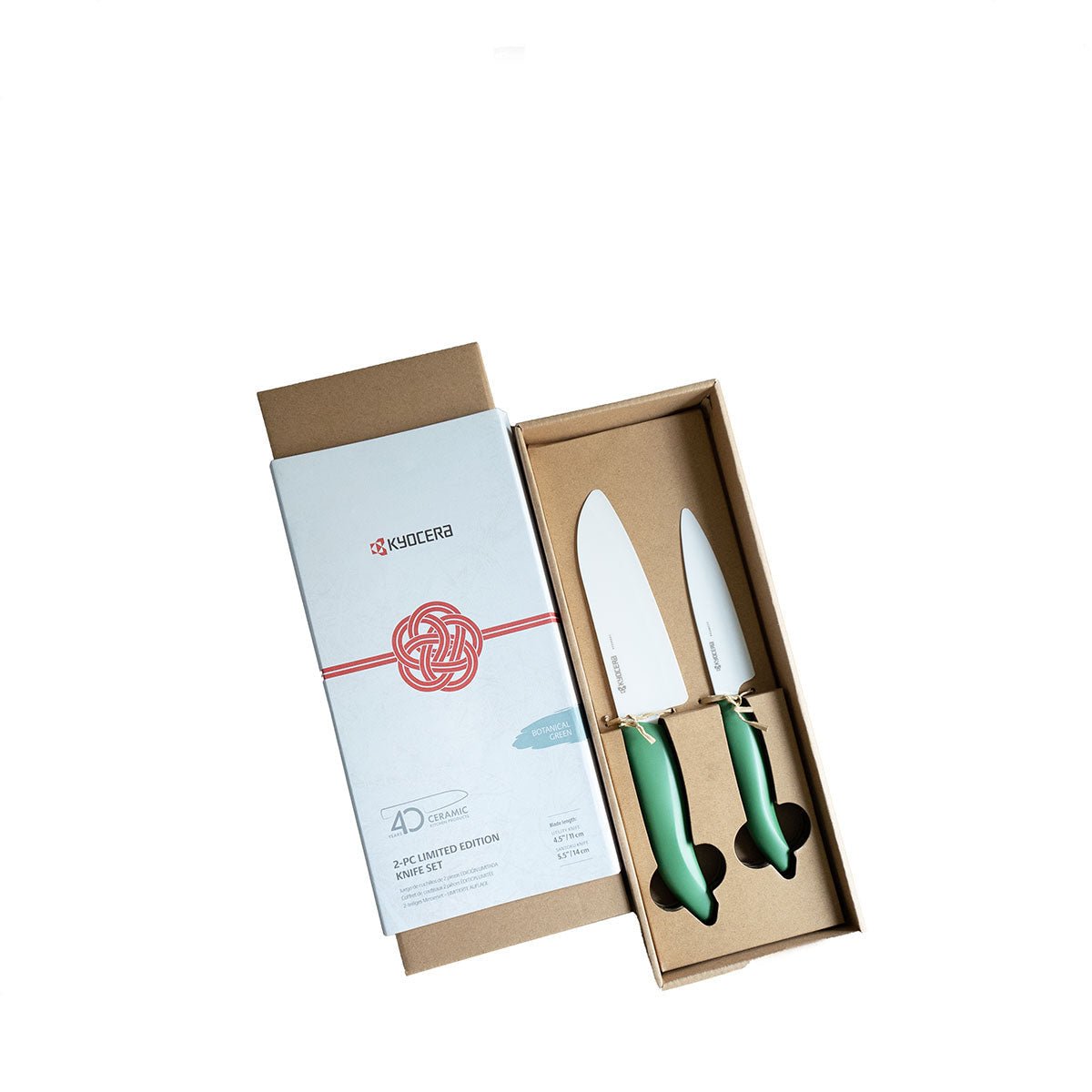 Kyocera 40th Anniversary 2 - pc Knife Set (FK - 2PC - BIO - 40) - Metro Singapore Departmental Store - Celebrating 69 Years in SG