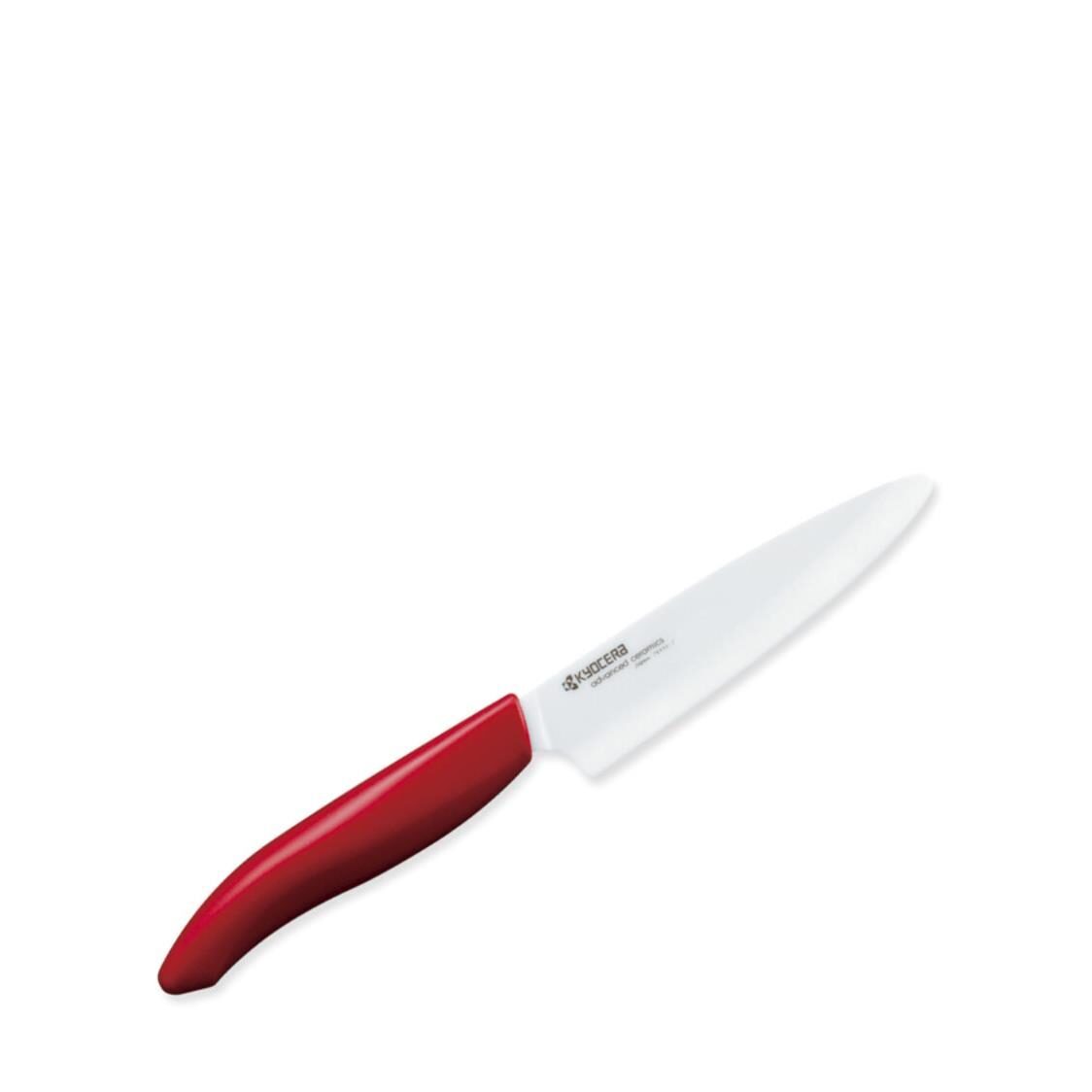 Kyocera 4.5" Advanced Ceramics Utility Knife FK - 110 WH - RD – Red - Metro Singapore Departmental Store - Celebrating 69 Years in SG