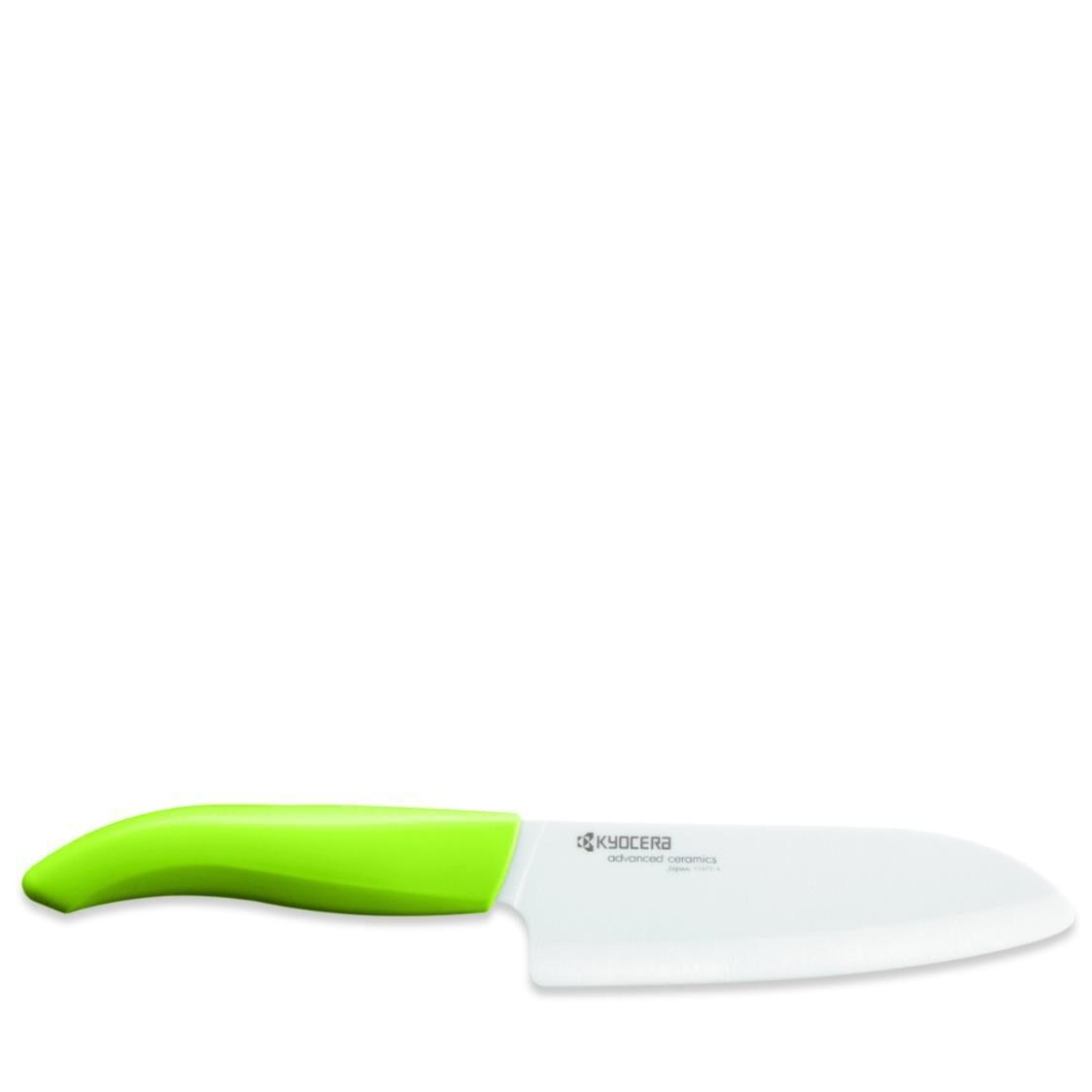 Kyocera 5.5" Advanced Ceramic Santoku Knife FK - 140 WH - GR - Green - Metro Singapore Departmental Store - Celebrating 69 Years in SG