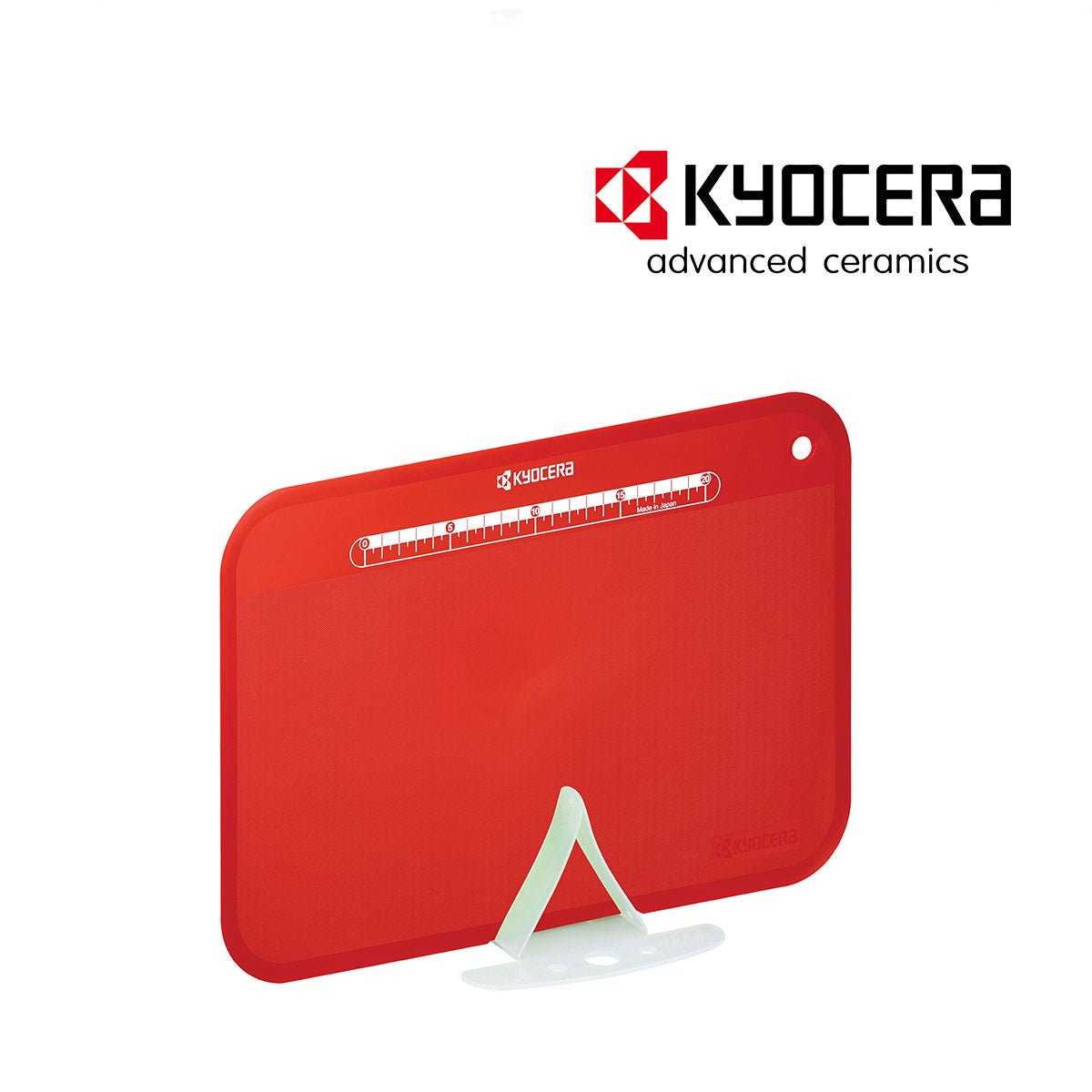 Kyocera Large Cutting Board With Stand (Made in Japan) CC - 100 RD - Red - Metro Singapore Departmental Store - Celebrating 69 Years in SG
