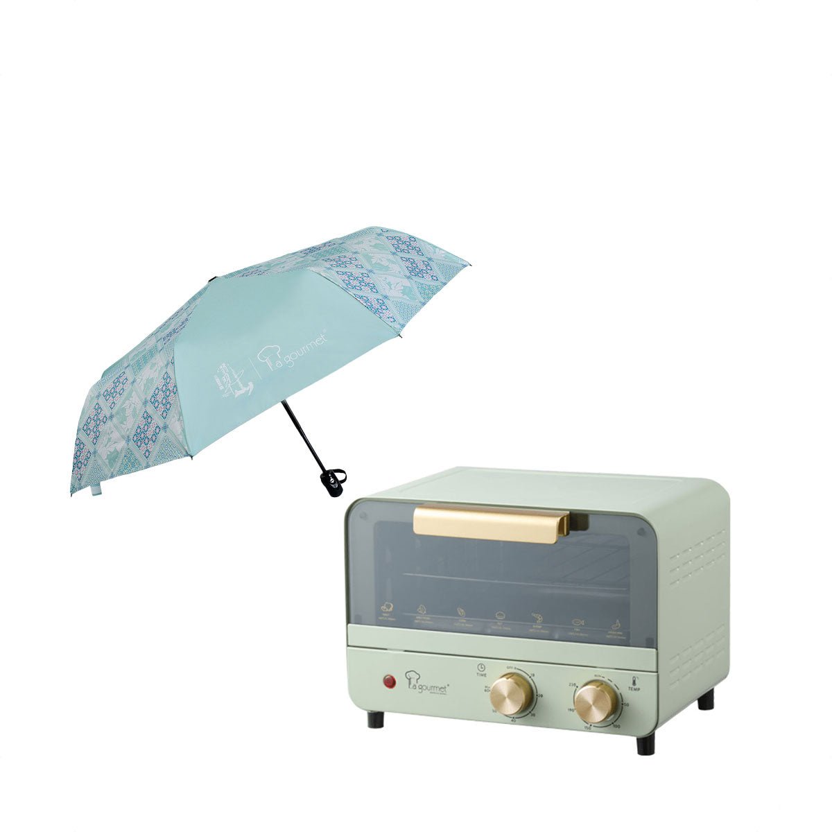 La Gourmet 12L Toaster Oven + Free Emerald Hill Col Umbrella (LGELOV400888+LGEHC425102) - Metro Singapore Departmental Store - Celebrating 69 Years in SG