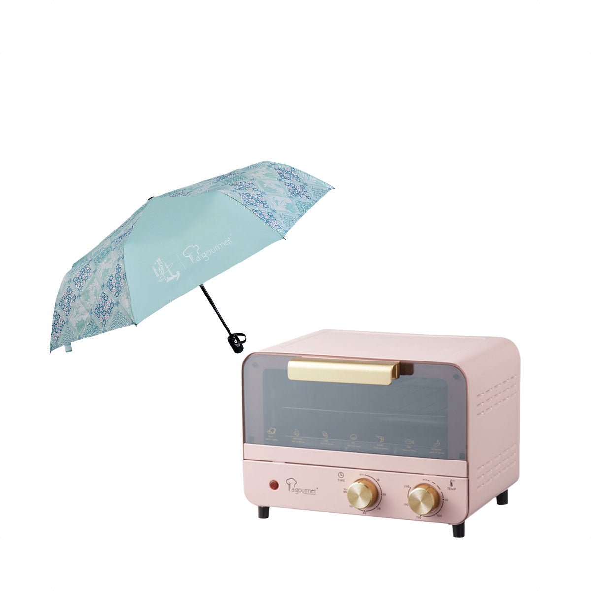 La Gourmet 12L Toaster Oven + Free Emerald Hill Col Umbrella (LGELOV400888+LGEHC425102) - Metro Singapore Departmental Store - Celebrating 69 Years in SG