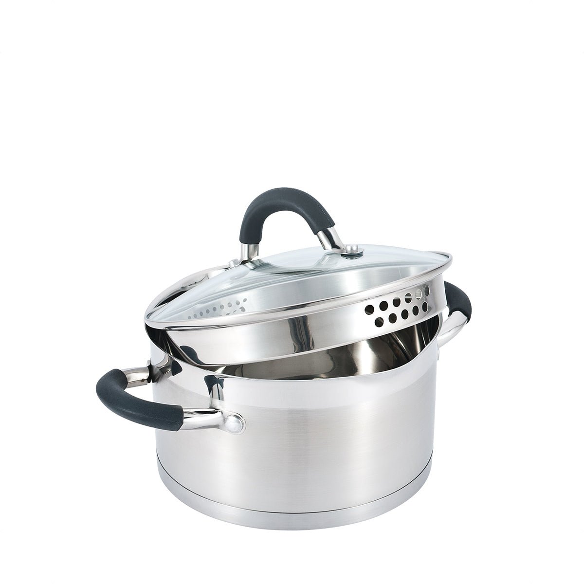 La Gourmet Aura 20cm Stainless Steel Casserole (LGAA430441) - Metro Singapore Departmental Store - Celebrating 69 Years in SG