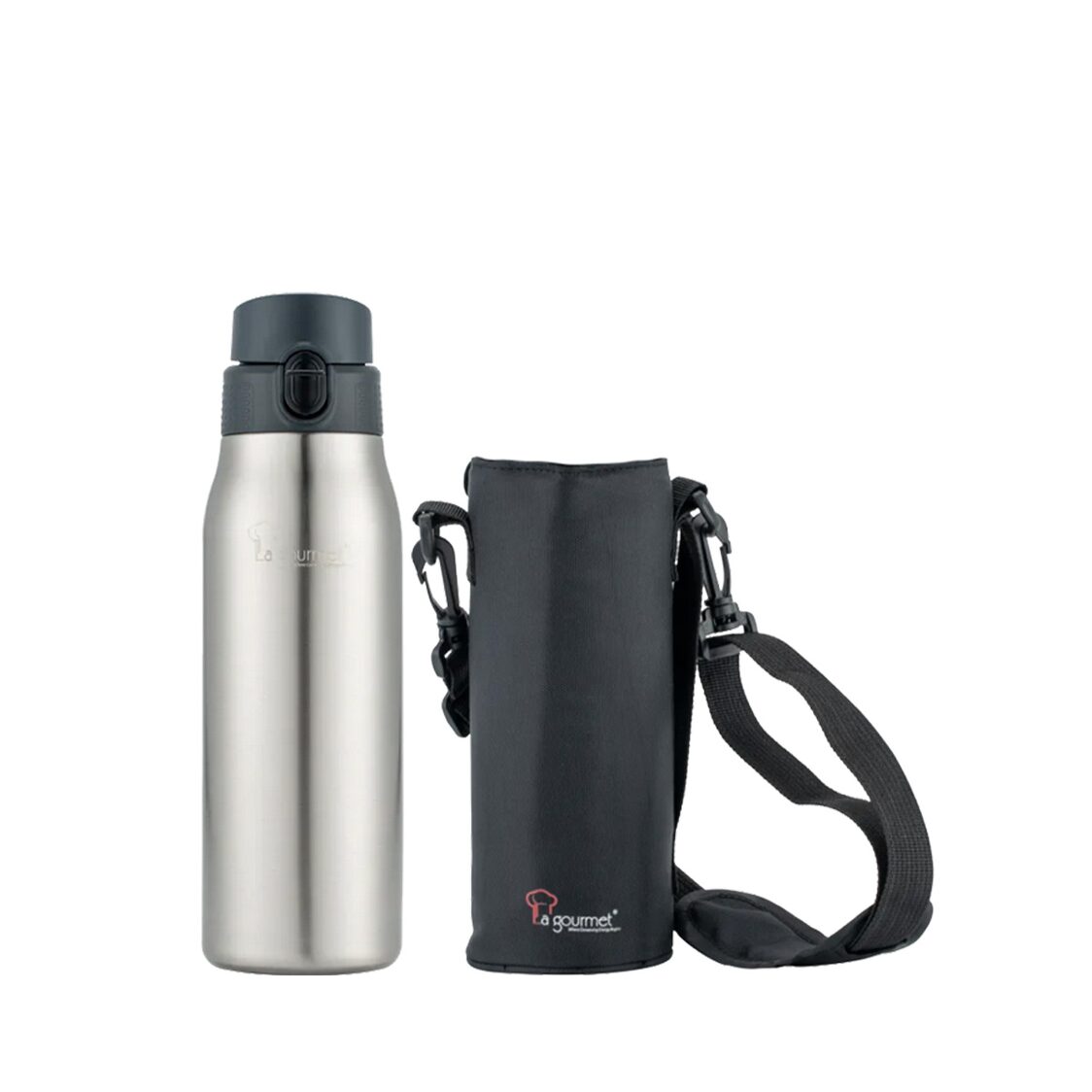 La Gourmet Classic 0.8L One - Touch Flask With Bag LGCC350886 - Metro Singapore Departmental Store - Celebrating 69 Years in SG