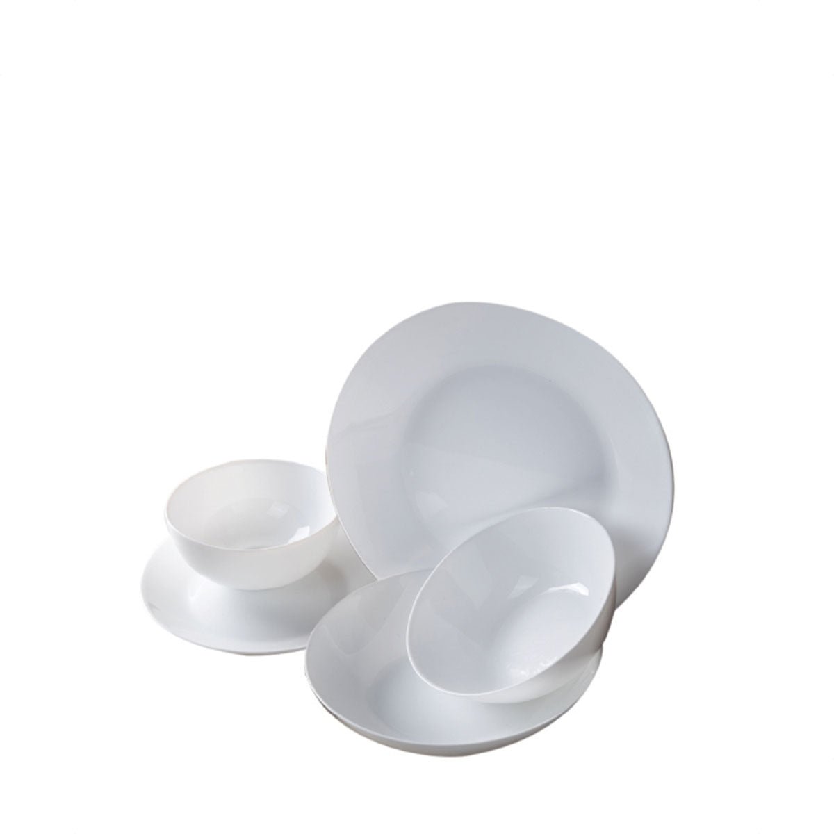 La Gourmet Pearl Luxe 20pcs Opal Dinner Set White - Metro Singapore Departmental Store - Celebrating 69 Years in SG