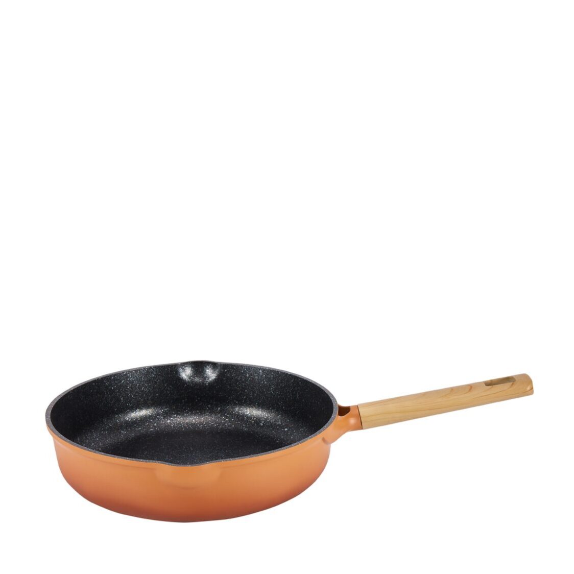 La Gourmet Shogun Morandi 28cm Marble Die - cast Deep Frypan LGSMMI394590 - Metro Singapore Departmental Store - Celebrating 69 Years in SG