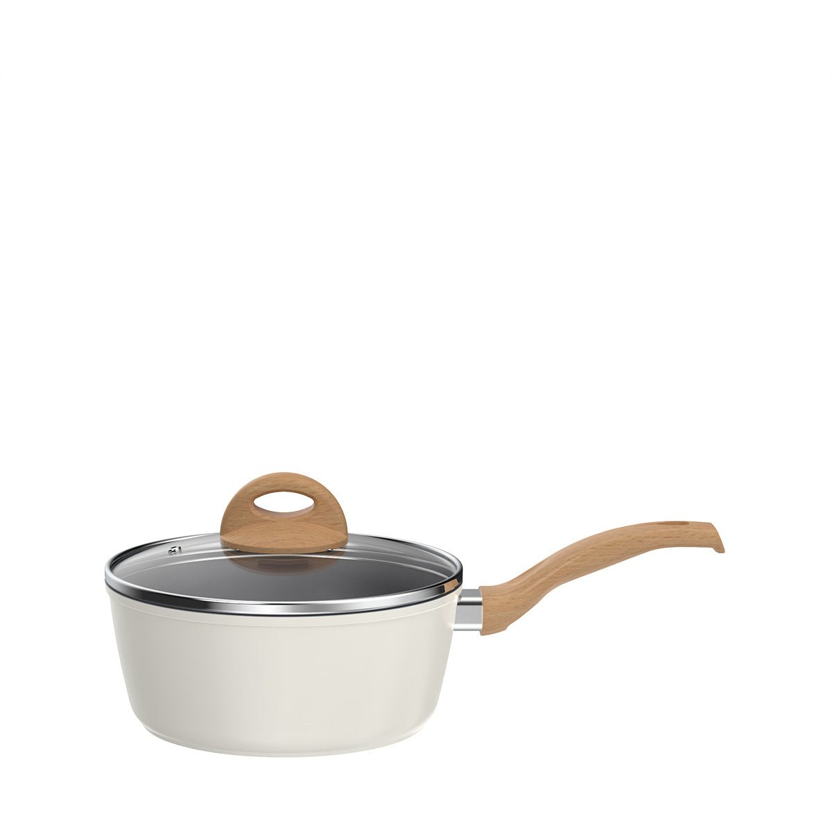 La Gourmet Shogun Vanilla 20cm Ceramic Saucepan LGSNVA425140 - Metro Singapore Departmental Store - Celebrating 69 Years in SG