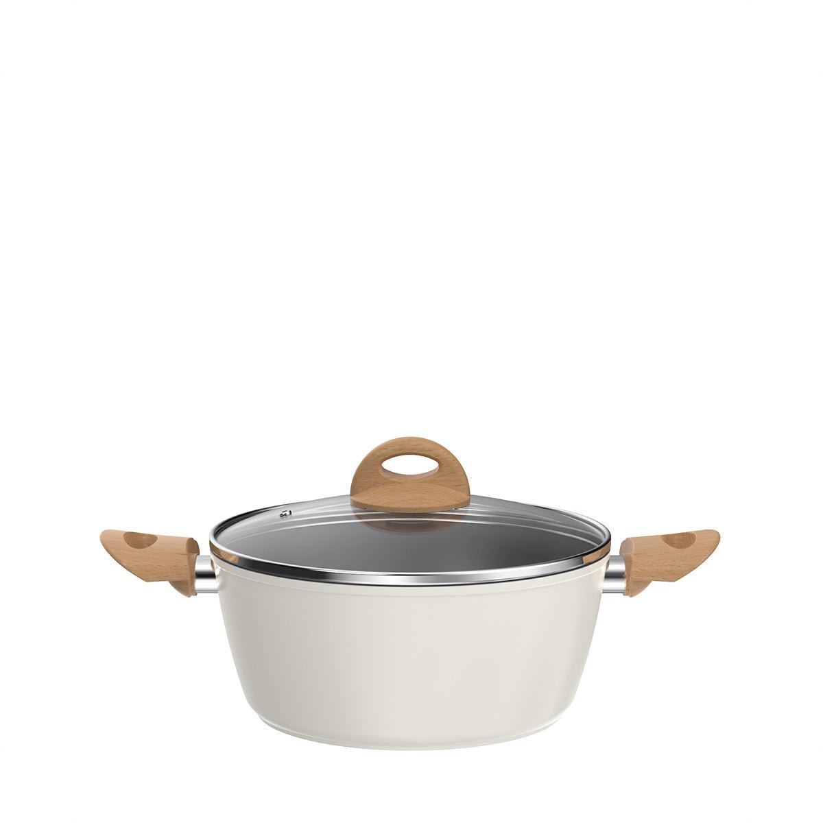 La Gourmet Shogun Vanilla 24cm Ceramic Casserole LGSNVA425157 - Metro Singapore Departmental Store - Celebrating 69 Years in SG
