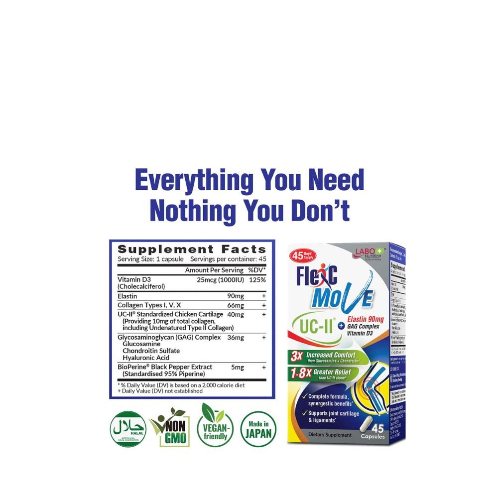 Labo Nutrition FlexC MOVE 45 Capsules Twin Pack - Metro Singapore Departmental Store - Celebrating 69 Years in SG