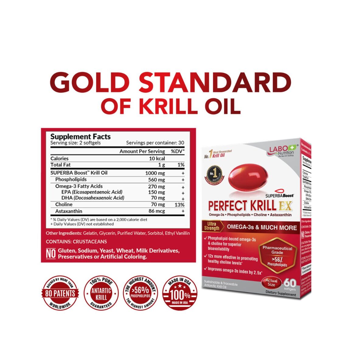 Labo Nutrition Labo Perfect Krill Oil Ex 60 Softgels Twin Packs - Metro Singapore Departmental Store - Celebrating 69 Years in SG