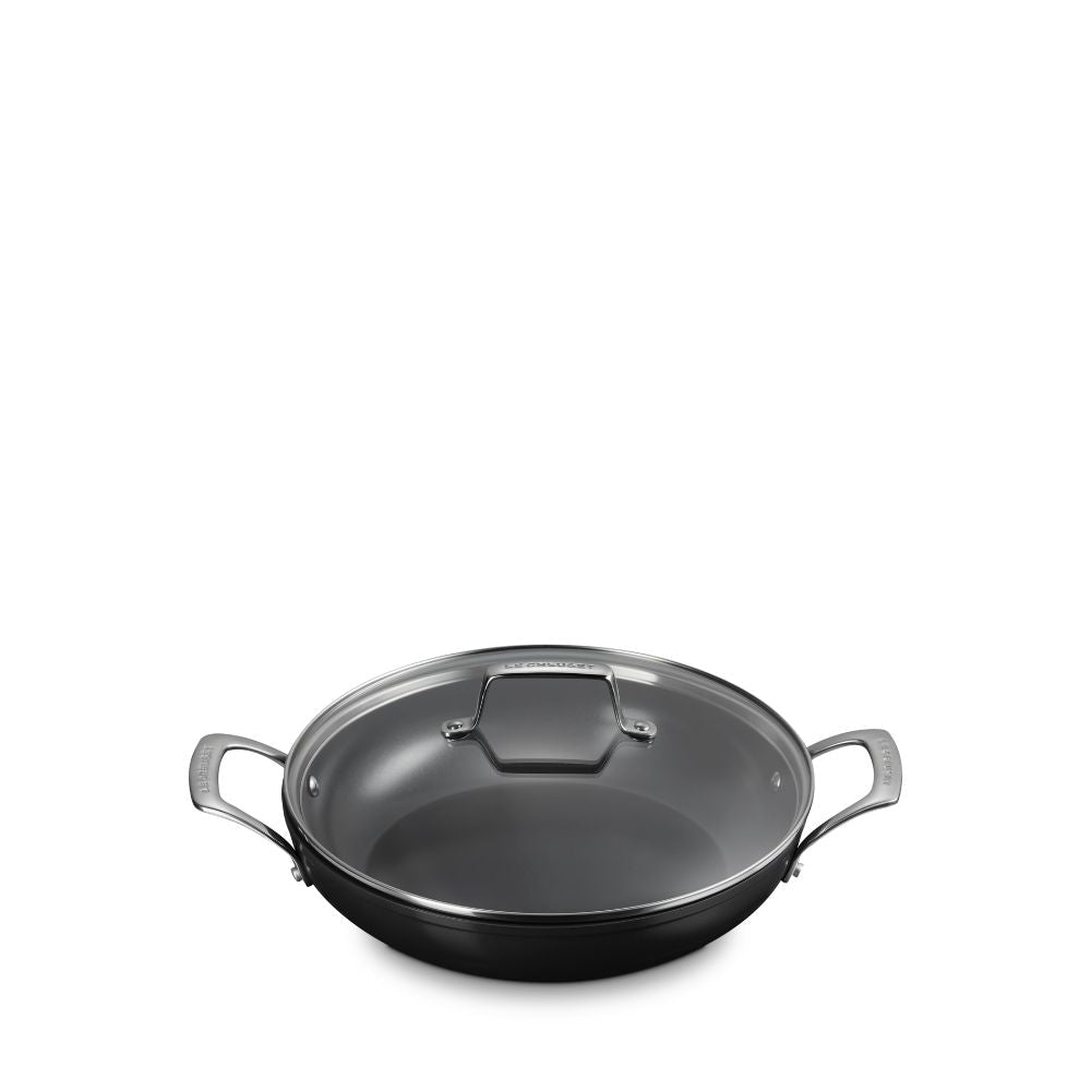 Le Creuset ENSC Shallow Braiser with Glass Lid 28cm - Metro Singapore Departmental Store - Celebrating 69 Years in SG