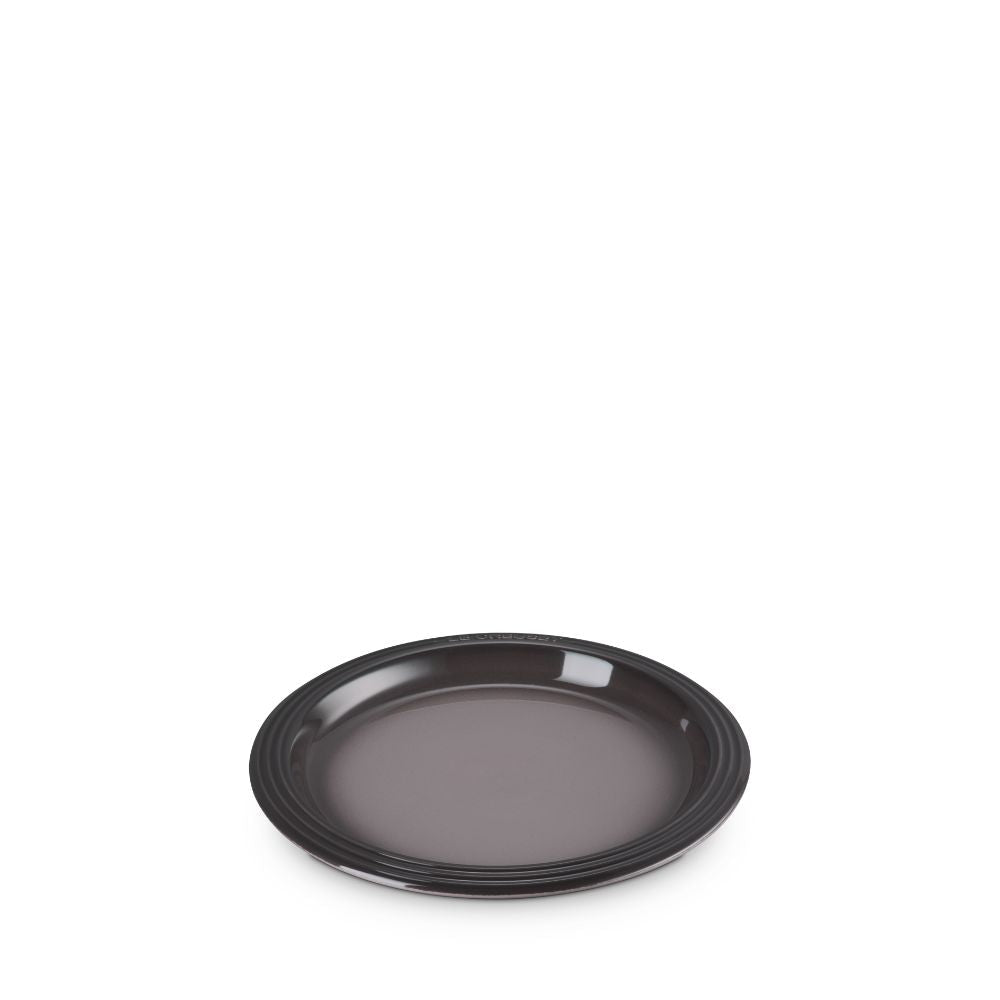 Le Creuset Manila Round Plate 23cm - Flint - Metro Singapore Departmental Store - Celebrating 69 Years in SG