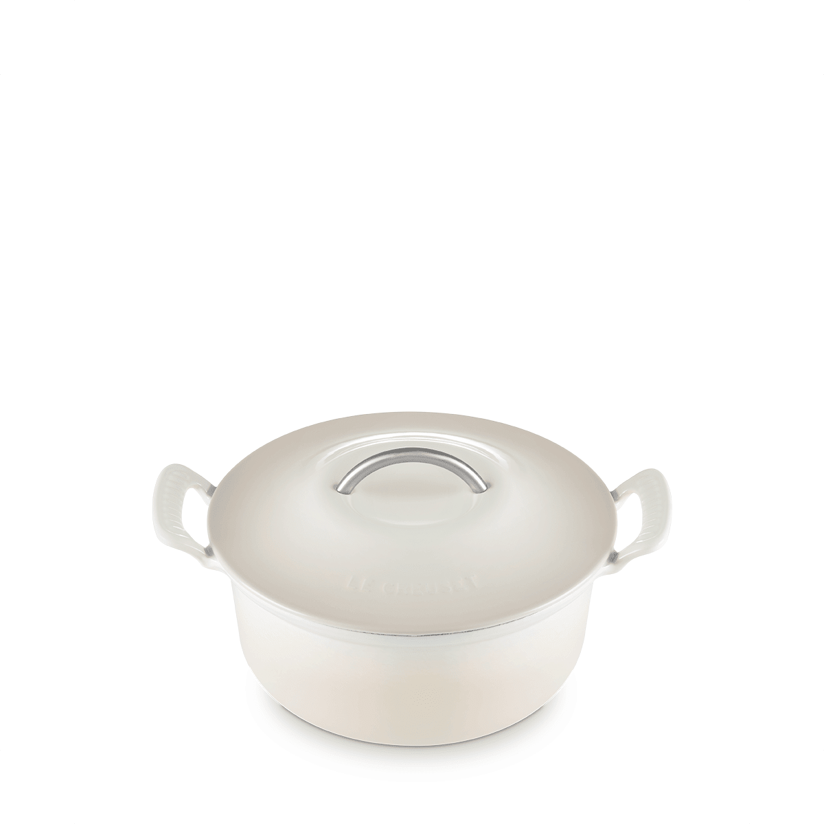 Le Creuset Modern Heri Round French Oven 26cm Meringue - Metro Singapore Departmental Store - Celebrating 69 Years in SG