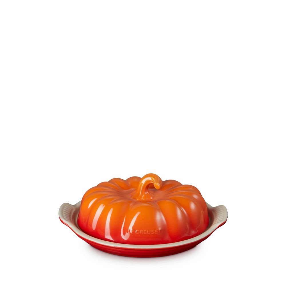 Le Creuset Pumpkin Butter Dish with Lid - Metro Singapore Departmental Store - Celebrating 69 Years in SG