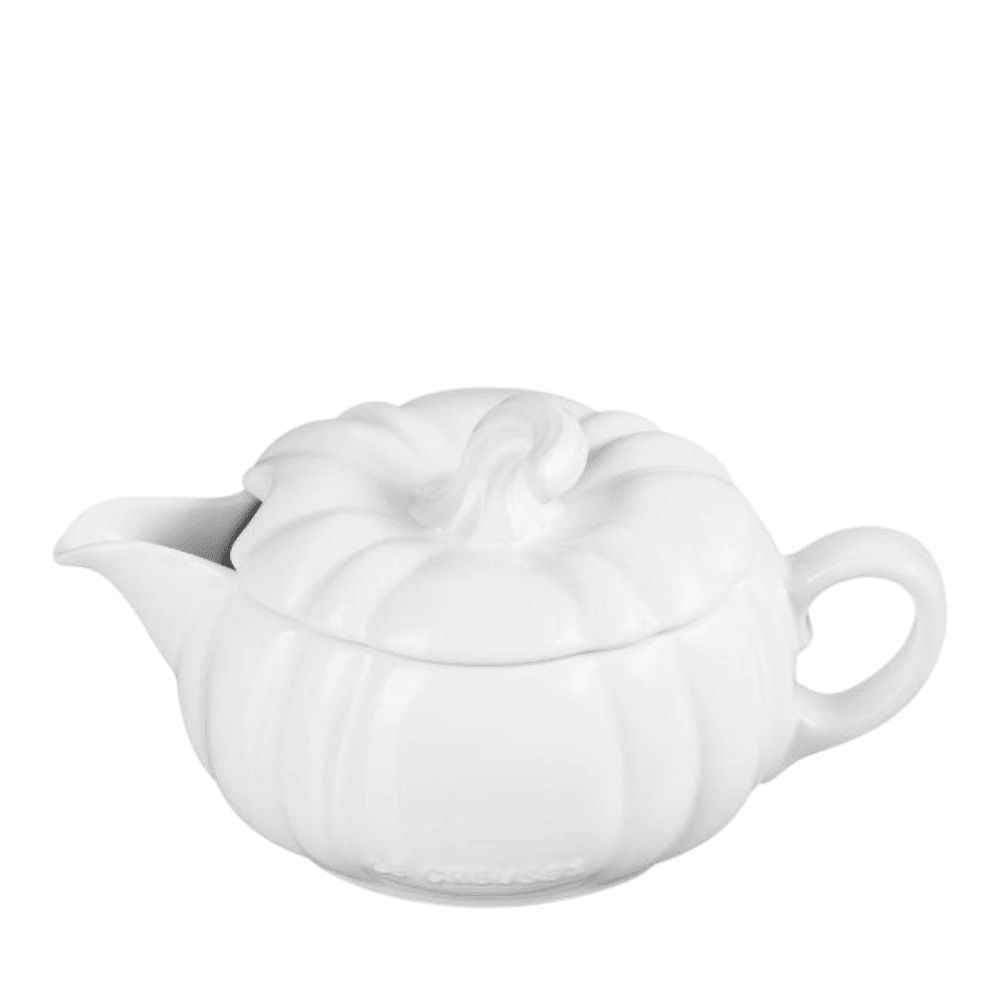 Le Creuset Pumpkin Gravy Boat with Lid 400ml - Metro Singapore Departmental Store - Celebrating 69 Years in SG