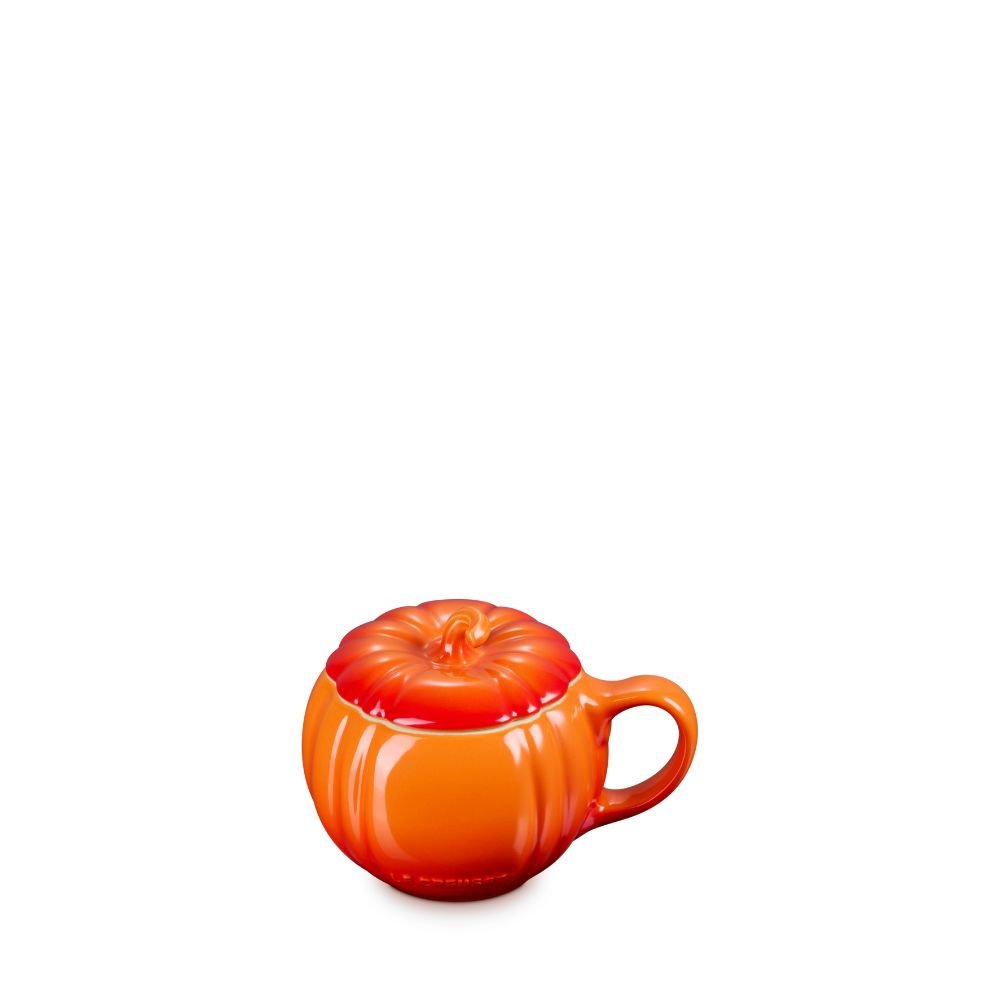 Le Creuset Pumpkin Mug with Lid 400ml - Metro Singapore Departmental Store - Celebrating 69 Years in SG