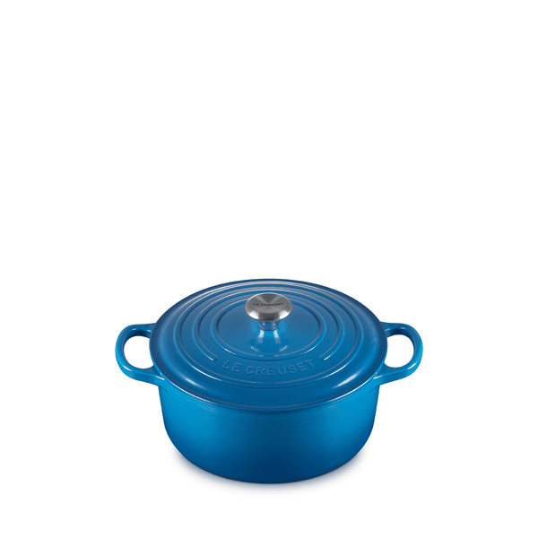 Le Creuset Round French Oven 22cm (SG) - Marseille Blue - Metro Singapore Departmental Store - Celebrating 69 Years in SG