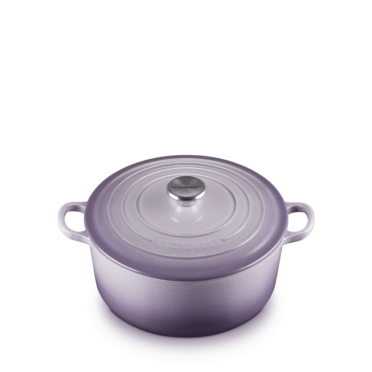 Le Creuset Round French Oven 24cm Blue Bell Purple - Metro Singapore Departmental Store - Celebrating 69 Years in SG