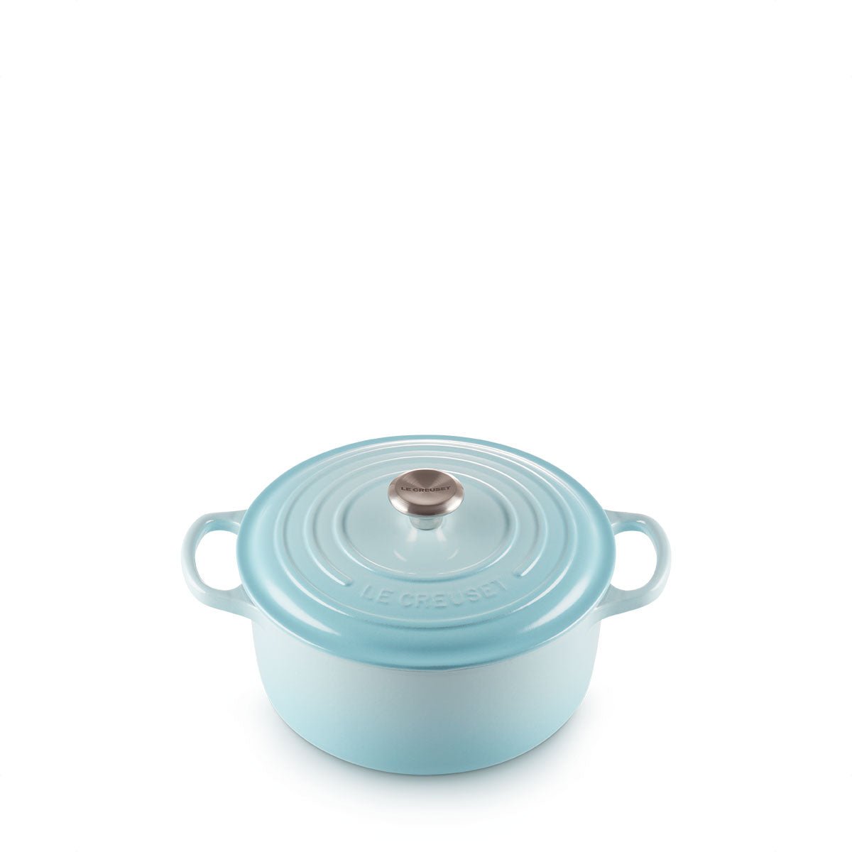 Le Creuset Sig Round French Oven 22cm Purist Blue (21177228154430) - Metro Singapore Departmental Store - Celebrating 69 Years in SG