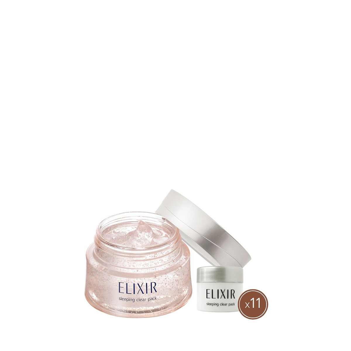 Elixir White Clear Sleeping Gel Set (Worth $92)
