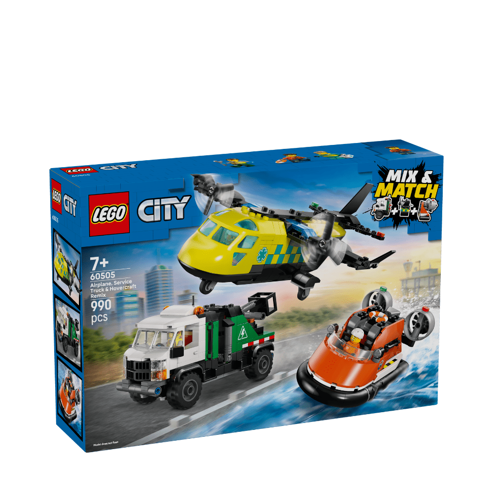 Lego Airplane, Service Truck & Hovercraft Rem 60505 - Metro Singapore Departmental Store - Celebrating 69 Years in SG